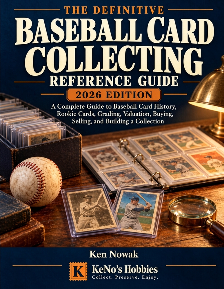 The Definitive Baseball Card Collecting Reference Guide (2026 Edition): A Complete Guide to Baseball Card History, Rookie Cards, Grading, Valuation, B cover