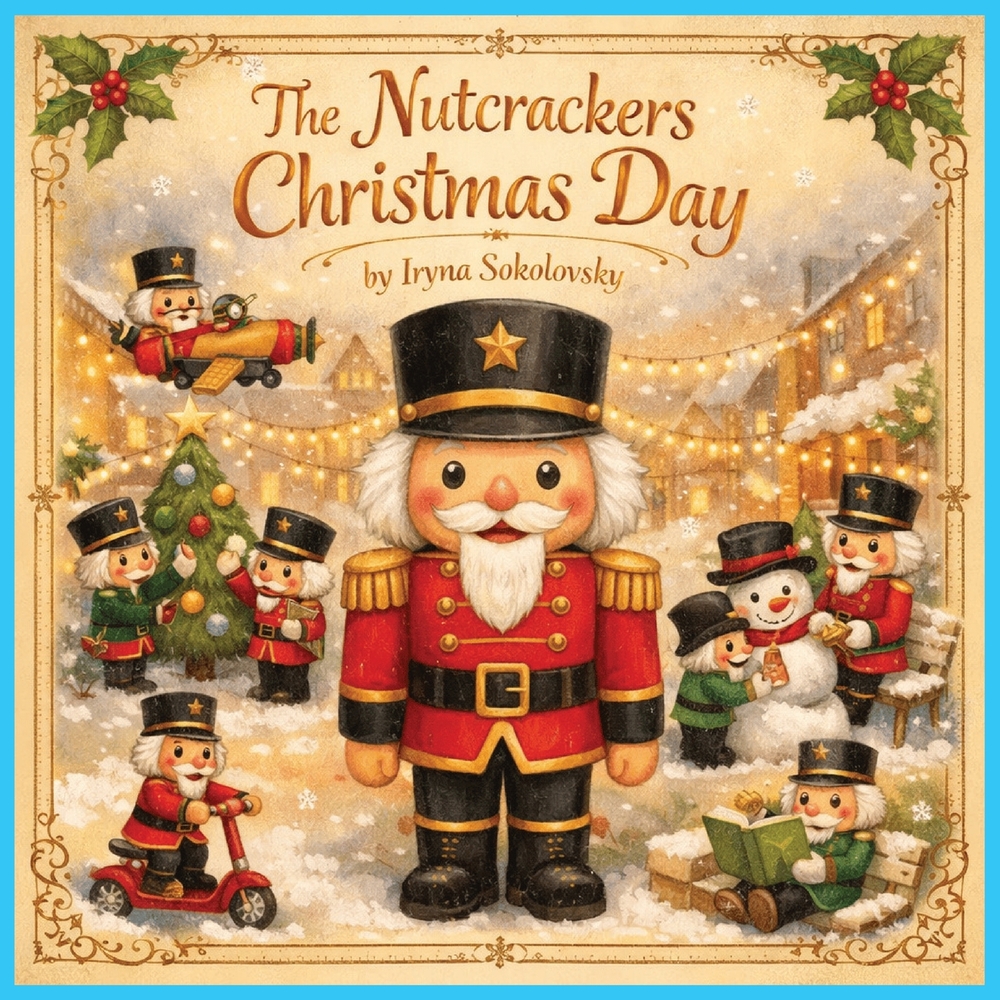 The Nutcrackers Christmas Day: A Rhyming Picture Book Of Playful Fun For Kids And Grown Ups Whimsical Story In Verse For The Whole Family Rhyming Tale cover