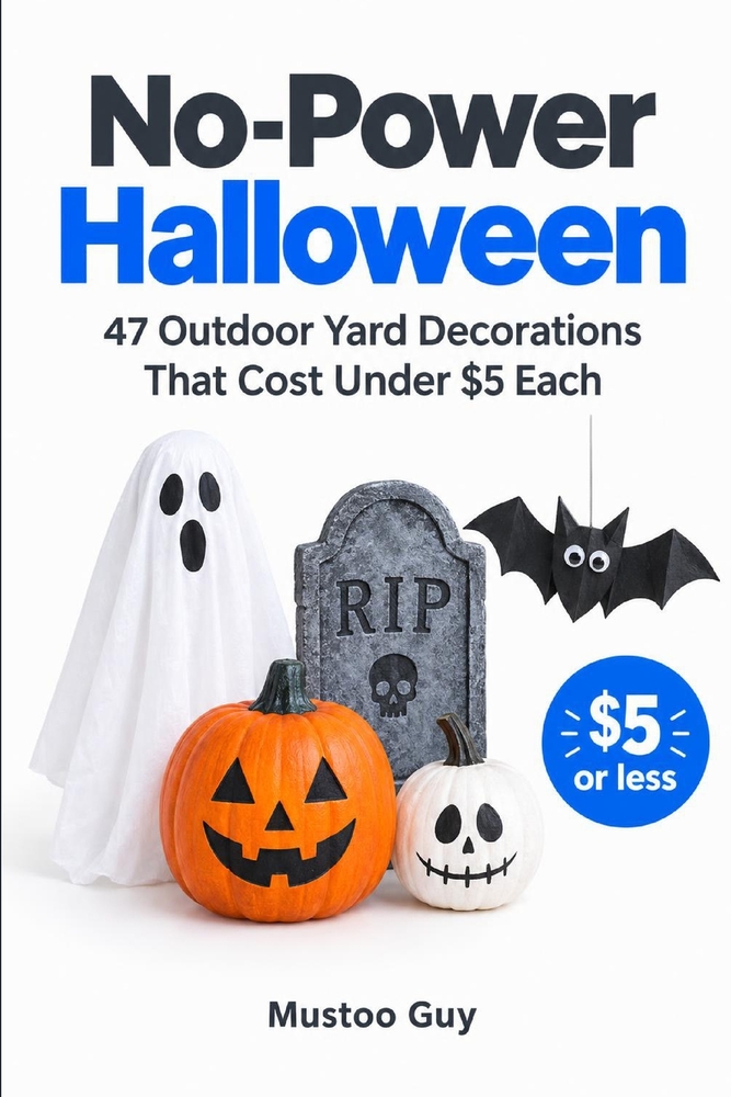 No-Power Halloween: 47 Outdoor Yard Decorations That Cost Under $5 Each cover