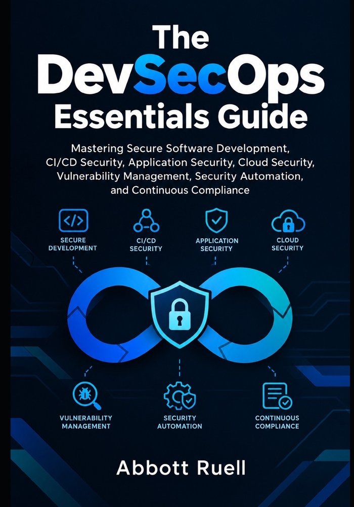 The DevSecOps Essentials Guide: Mastering Secure Software Development, CI/CD Security, Application Security, Cloud Security, Vulnerability Management, cover