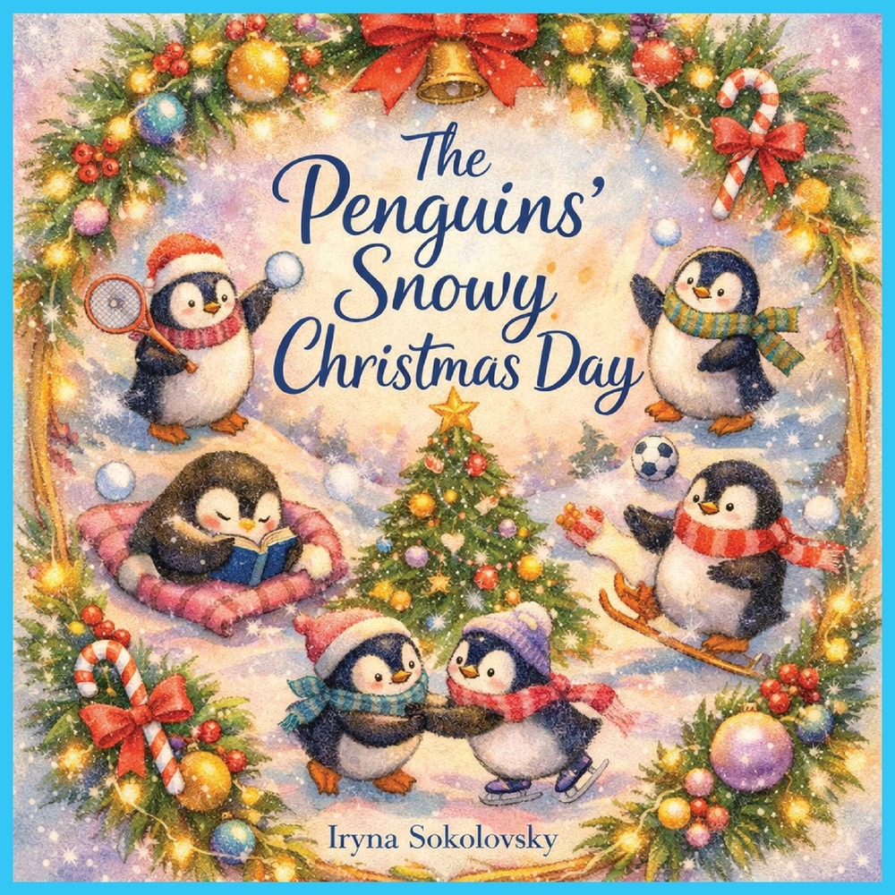 The Penguins' Snowy Christmas Day: A Rhyming Picture Book Of Winter Fun For Kids And Grown Ups Whimsical Story In Verse With Christmas Wishes For The cover