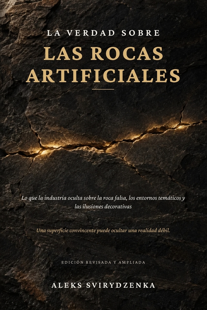La verdad sobre las rocas artificiales: Lo que la industria oculta sobre la roca falsa, los entornos temáticos y las ilusiones decorativas cover