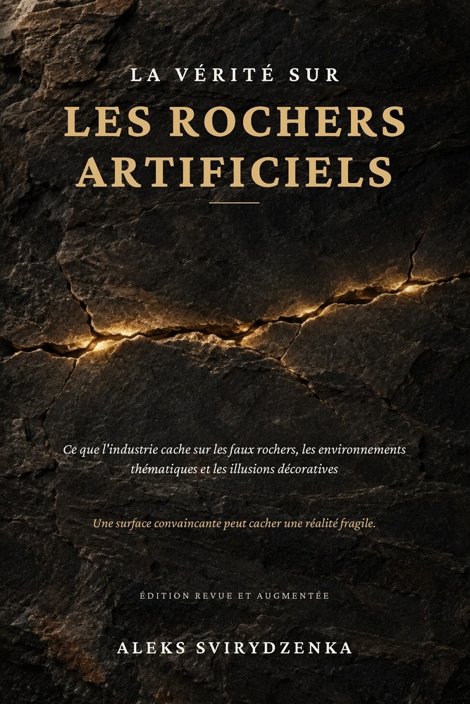La vérité sur les rochers artificiels: Ce que l'industrie cache sur les faux rochers, les environnements thématiques et les illusions décoratives cover