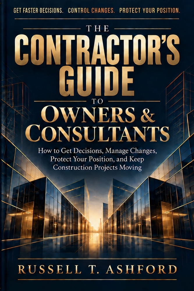 The Contractor's Guide to Owners & Consultants: How to Get Decisions, Manage Changes, Protect Your Position, and Keep Construction Projects Moving cover