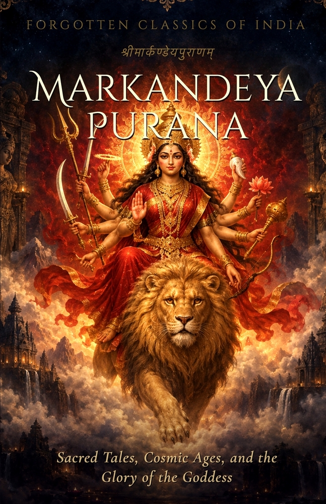 Markandeya Purana: Sacred Tales, Cosmic Ages, and the Glory of the Goddess cover