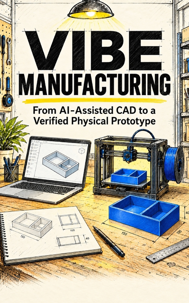 Vibe Manufacturing: From AI-Assisted CAD to a Verified Physical Prototype cover