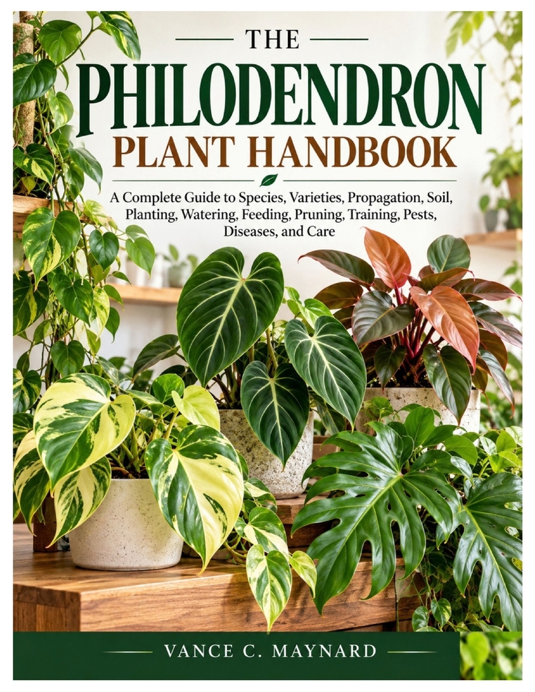 The Philodendron Plant Handbook: A Complete Guide to Species, Varieties, Propagation, Soil, Planting, Watering, Feeding, Pruning, Training, Pests, Dis cover