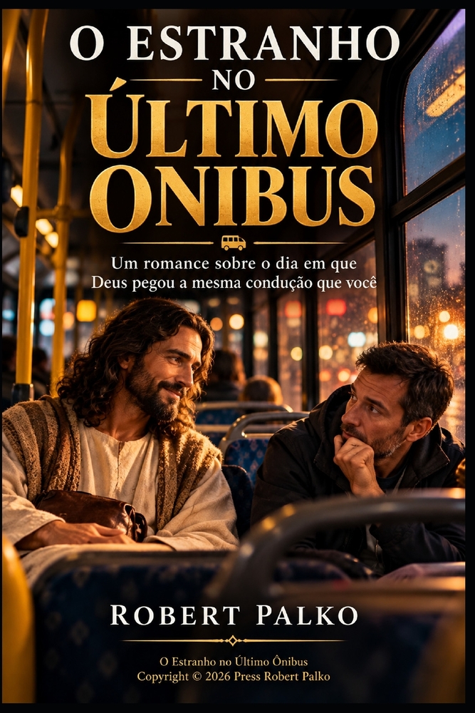 O Estranho no Último Ônibus: Um romance sobre o dia em que Deus pegou a mesma condução que você cover