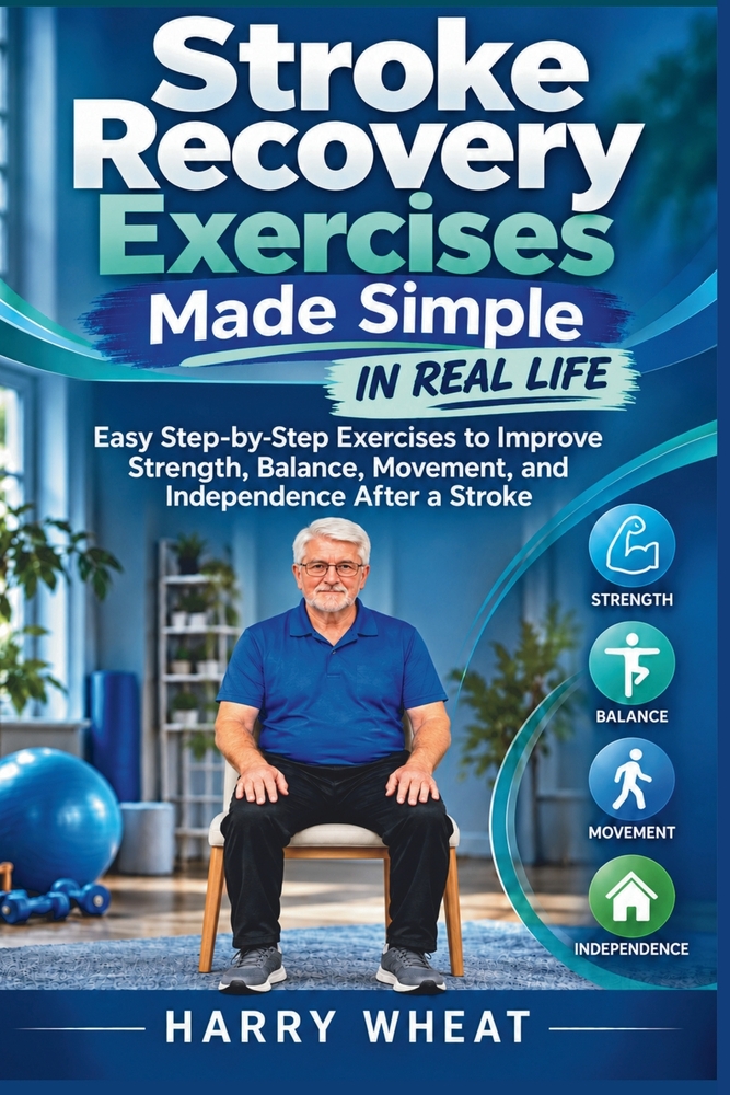 Stroke Recovery Exercises Made Simple In Real Life: Easy Step-by-Step Exercises to Improve Strength, Balance, Movement, and Independence After a Strok cover