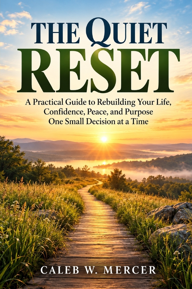 The Quiet Reset: A Practical Guide to Rebuilding Your Life, Confidence, Peace, and Purpose One Small Decision at a Time cover