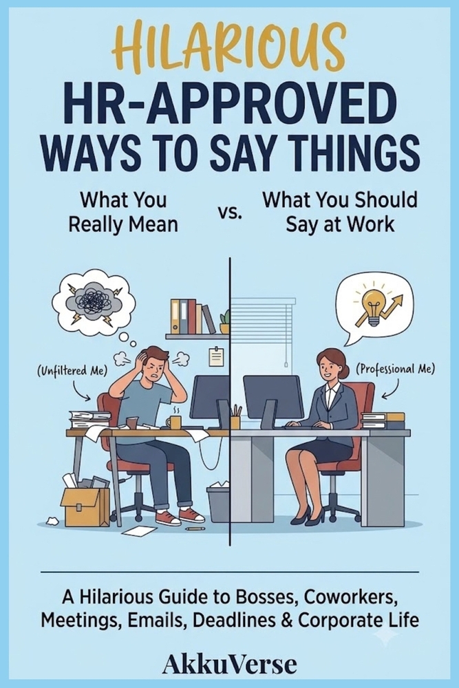 Hilarious Hr-Approved Ways to Say Things: What You Really Mean vs. What You Should Say at Work: A Hilarious Guide to Bosses, Coworkers, Meetings, Emai cover