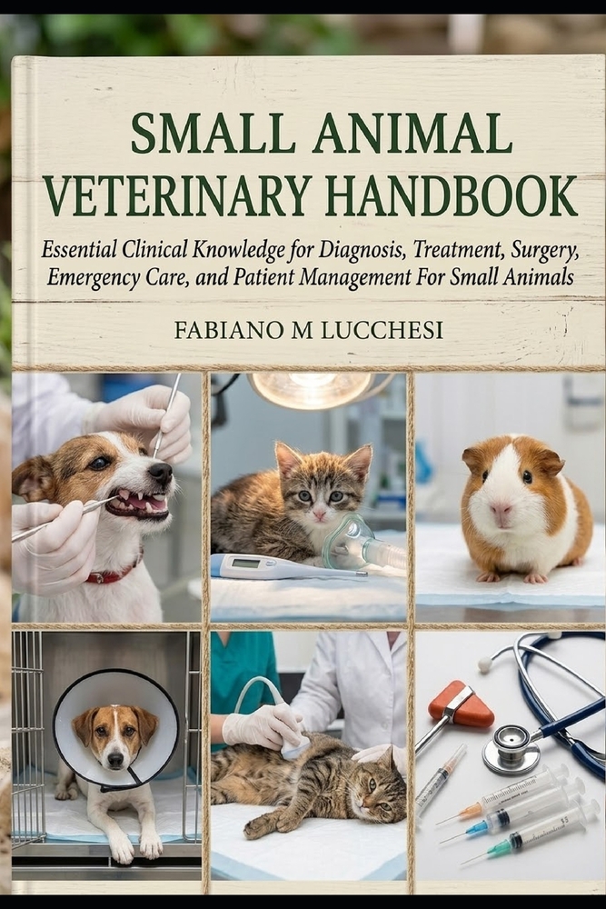 Small Animal Veterinary Handbook: Essential Clinical Knowledge for Diagnosis, Treatment, Surgery, Emergency Care, and Patient Management For Small Ani cover