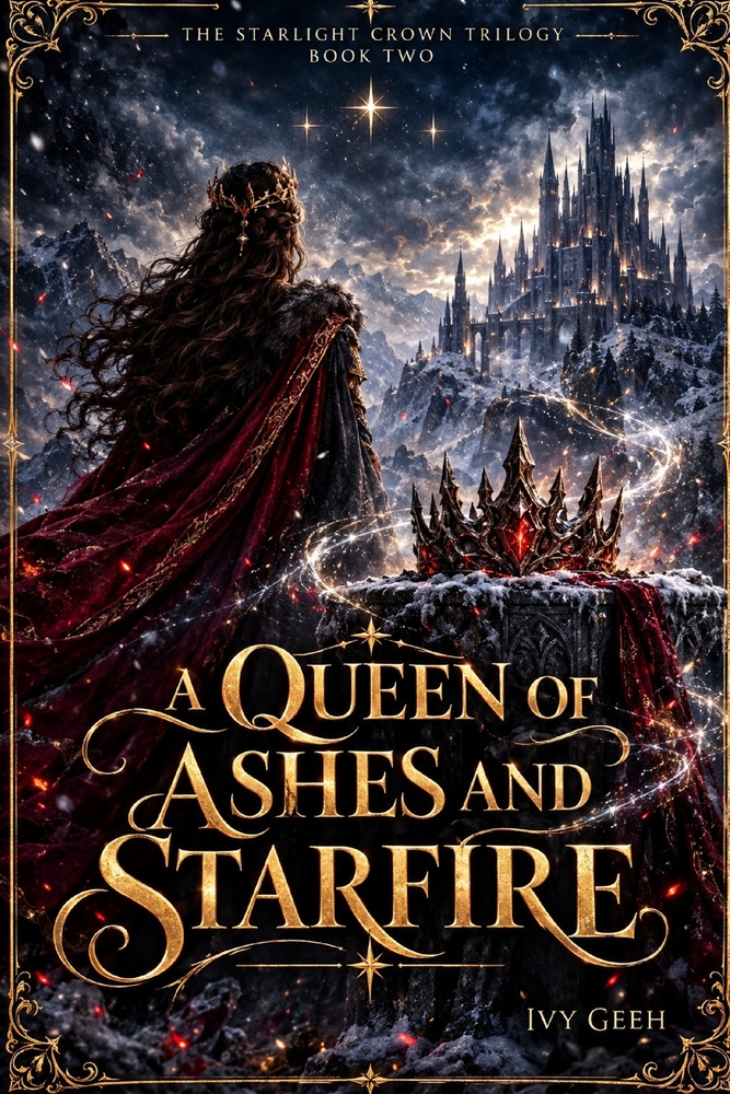 A Queen of Ashes and Starfire: Three stars fell from the heavens. One was freed. Two remain imprisoned. And the winter is coming for them all. cover
