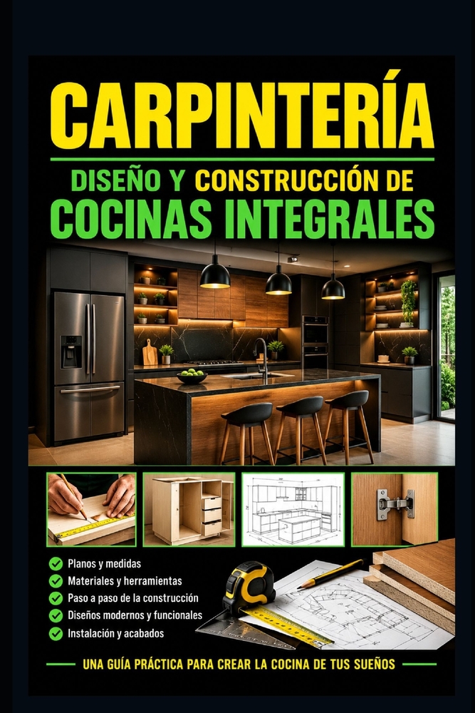 Carpintería: Diseño y Construcción de Cocinas Integrales cover