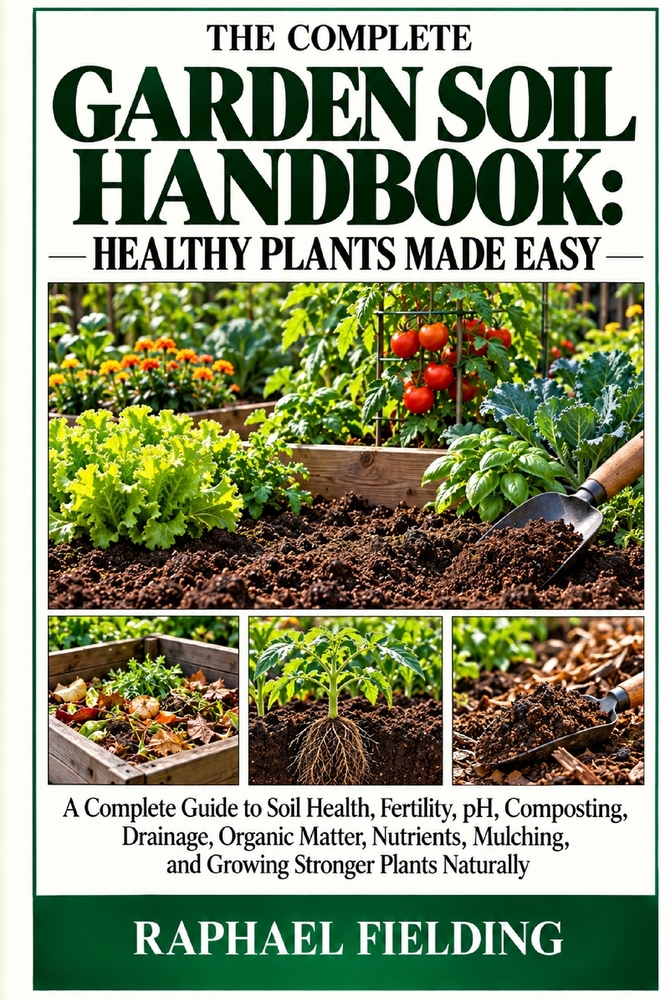 The Complete Garden Soil Handbook: HEALTHY PLANTS MADE EASY: A Complete Guide to Soil Health, Fertility, pH, Composting, Drainage, Organic Matter, Nut cover