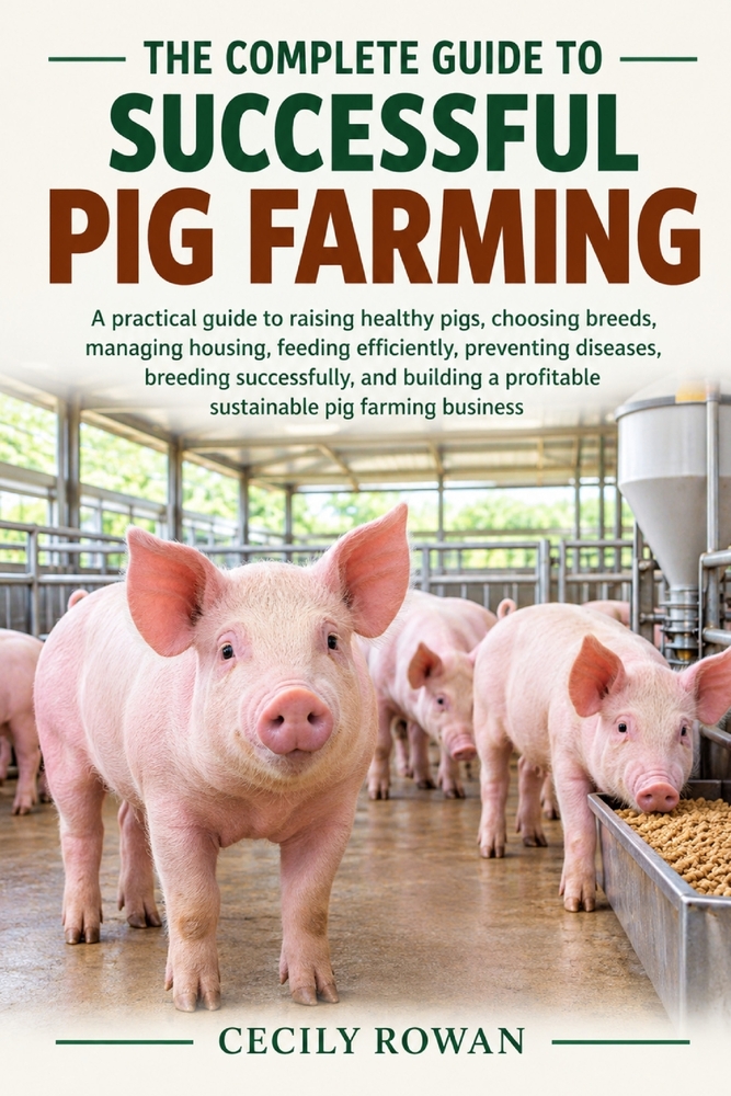 The Complete Guide to Successful Pig Farming: A practical guide to raising healthy pigs, choosing breeds, managing housing, feeding efficiently, preve cover