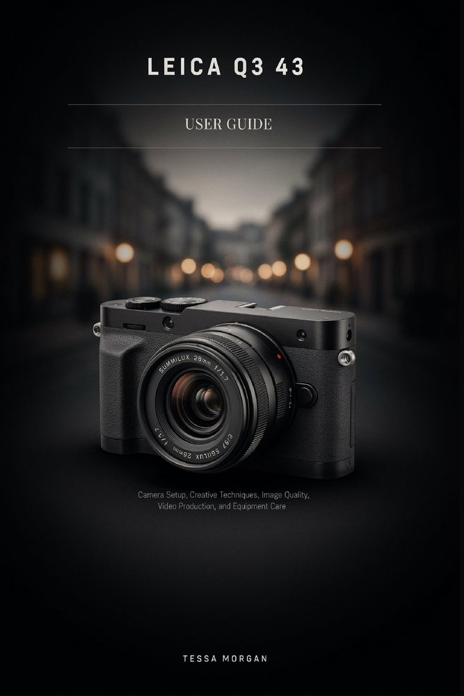 Leica Q3 43 User Guide: Camera Setup, Creative Techniques, Image Quality, Video Production, and Equipment Care cover