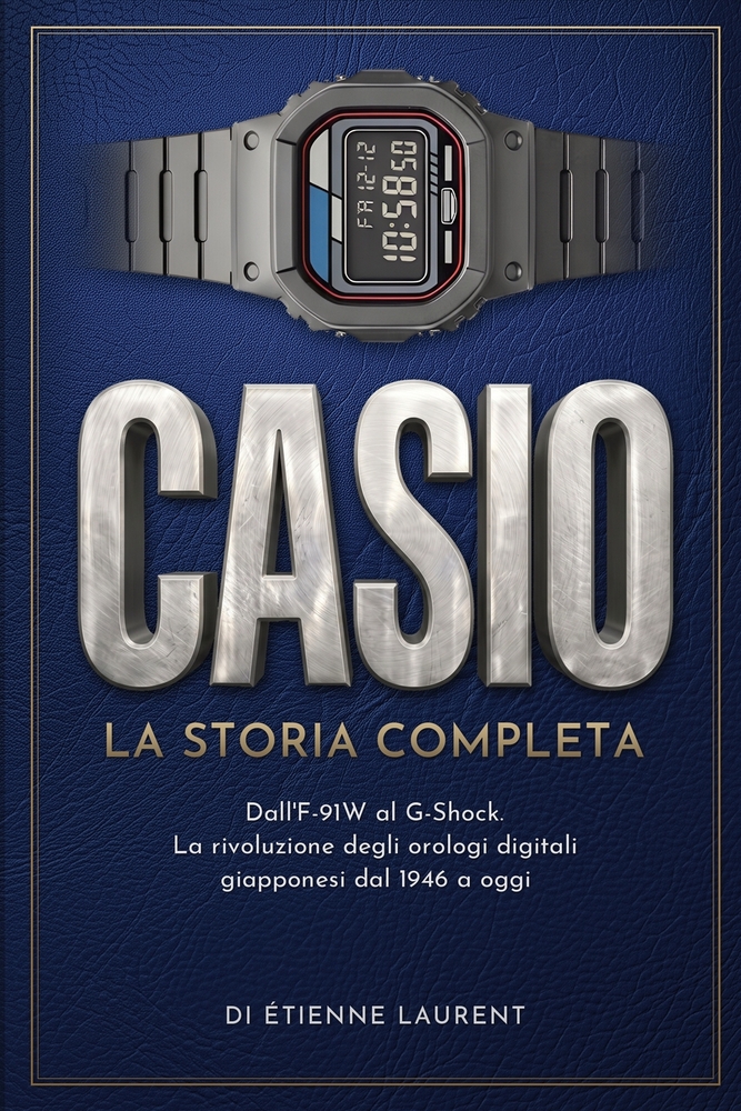 CASIO La Storia Completa: Dall'F-91W al G-Shock. La rivoluzione degli orologi digitali giapponesi dal 1946 a oggi cover