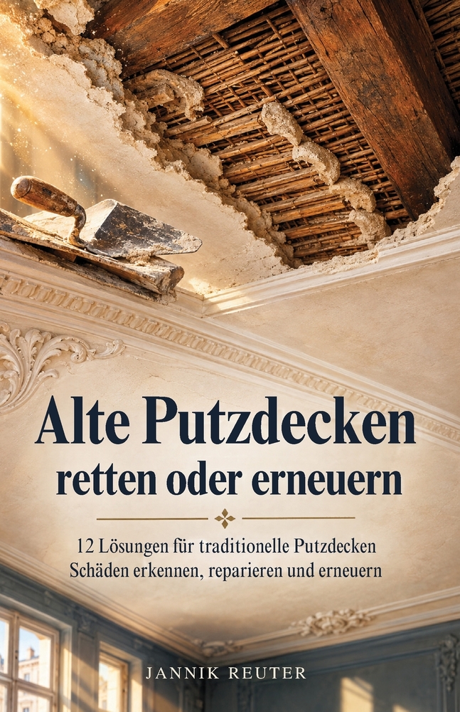 Alte Putzdecken retten oder erneuern: 12 Lösungen für traditionelle Putzdecken - Schäden erkennen, reparieren und erneuern cover