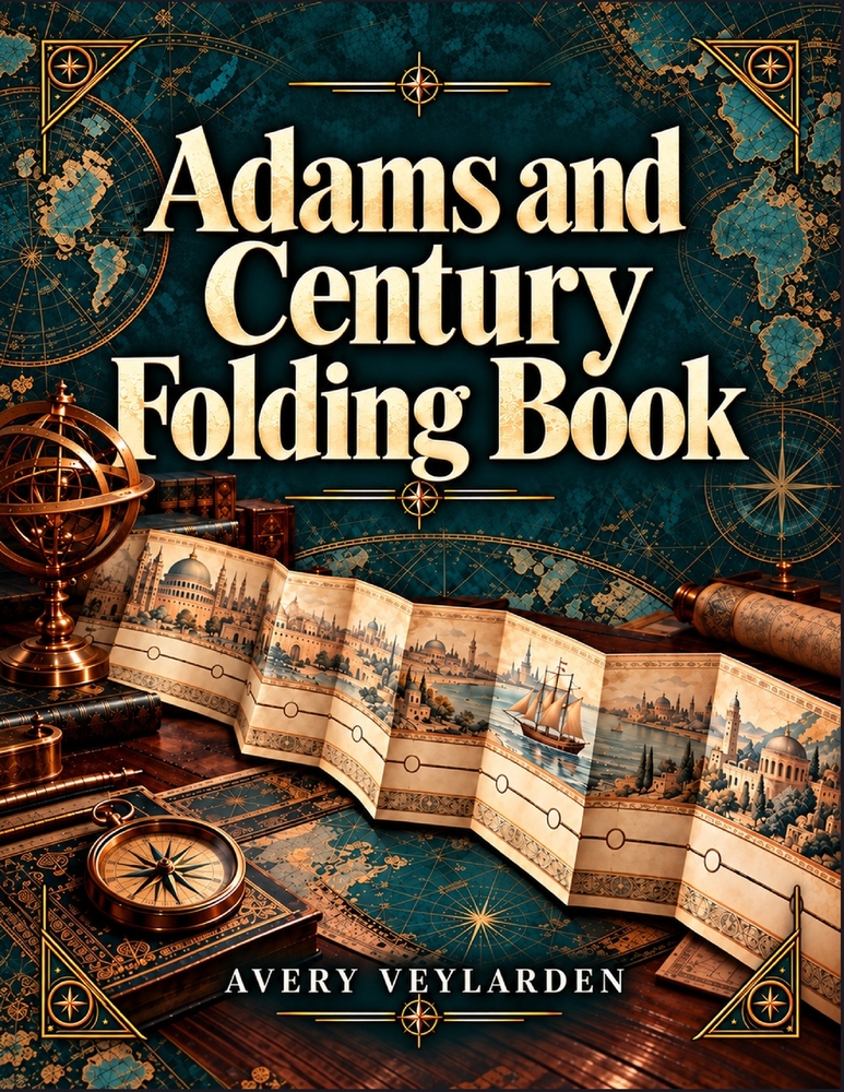 Adams and Century Folding Book: An Illustrated Journey Through Islamic History and World Civilizations cover