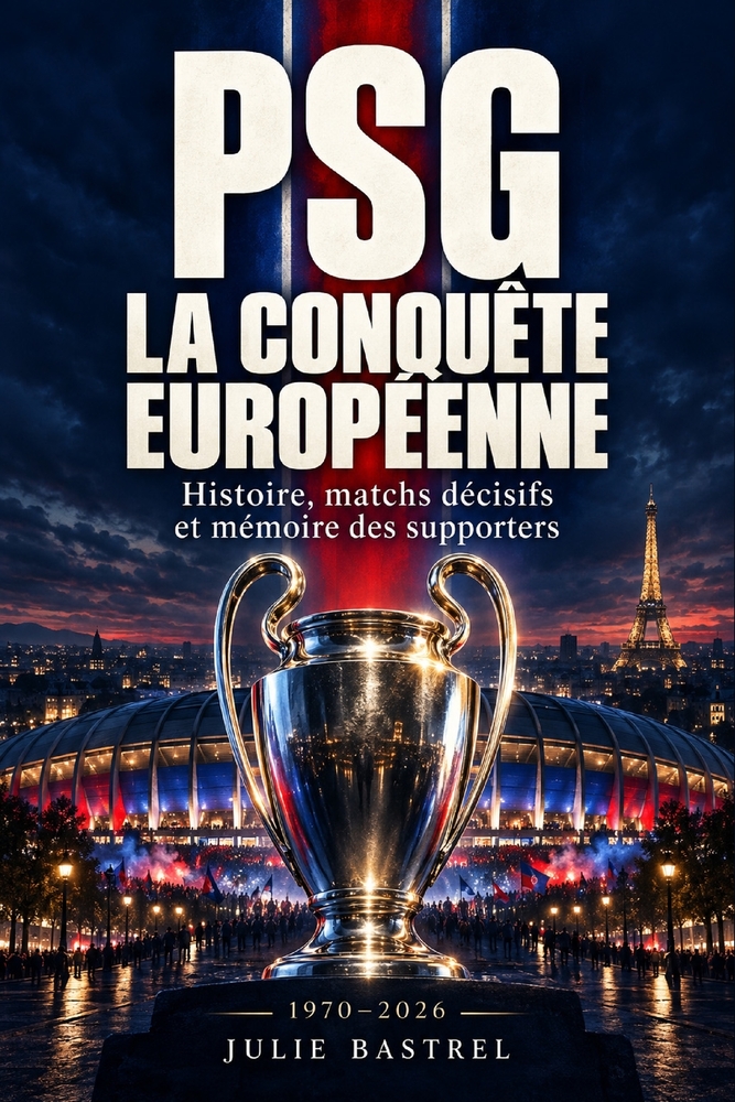 PSG La conquête européenne: Histoire, matchs décisifs et mémoire des supporters De 1970 au 4 octobre 2026 cover