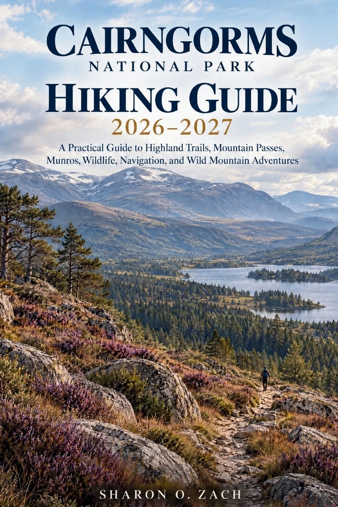 Cairngorms National Park Hiking Guide 2026-2027: A Practical Guide to Highland Trails, Mountain Passes, Munros, Wildlife, Navigation, and Wild Mountai cover
