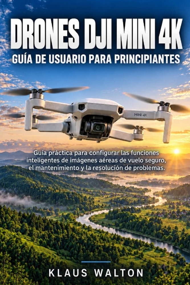 Drones Dji Mini 4k Guía de Usuario Para Principiantes: Guía práctica para configurar las funciones inteligentes de imágenes aéreas de vuelo seguro, el cover