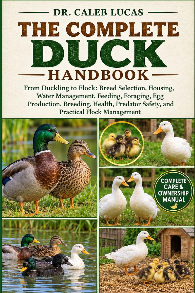 The Complete Duck Handbook: From Duckling to Flock: Breed Selection, Housing, Water Management, Feeding, Foraging, Egg Production, Breeding, Health, P cover