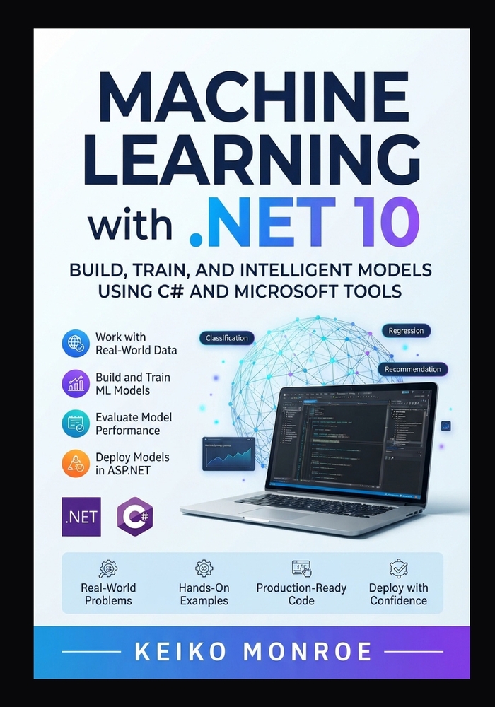 Machine Learning with .NET 10: Build, Train, and Deploy Intelligent Models Using C# and Microsoft Tools cover
