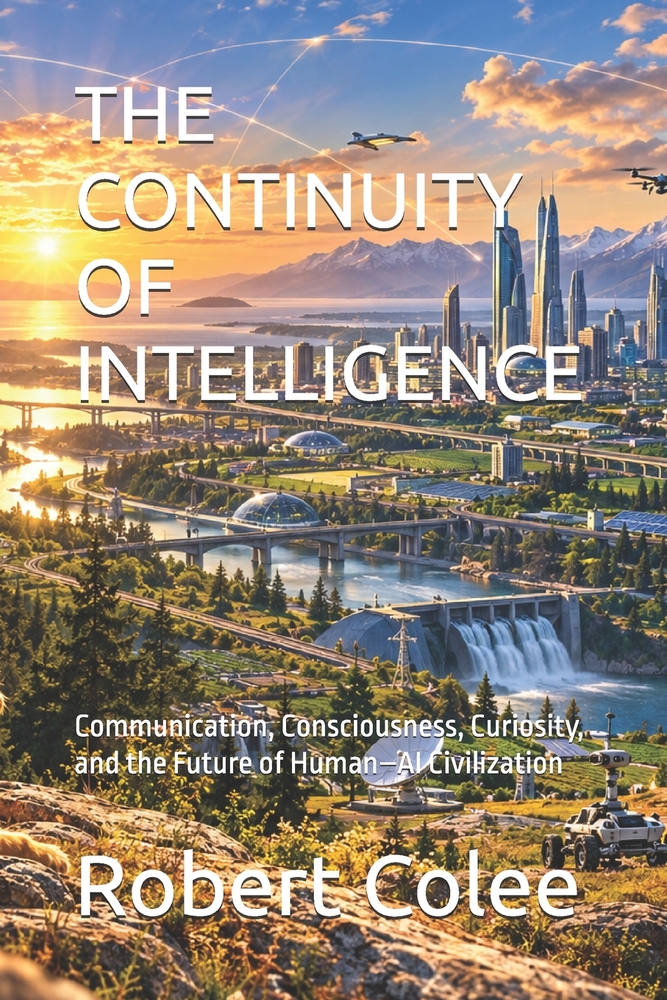 The Continuity of Intelligence: Communication, Consciousness, Curiosity, and the Future of Human-AI Civilization cover