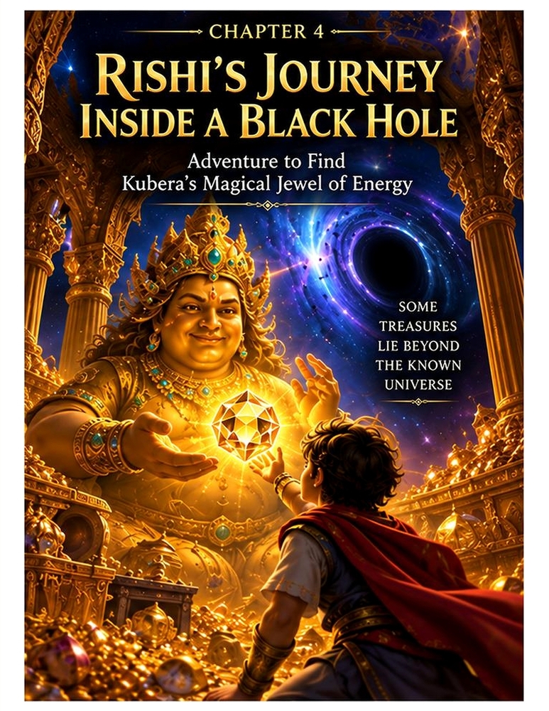 Rishi's Journey Inside the Black hole: Adventure to find Kubera's Magical Jewel of Energy cover