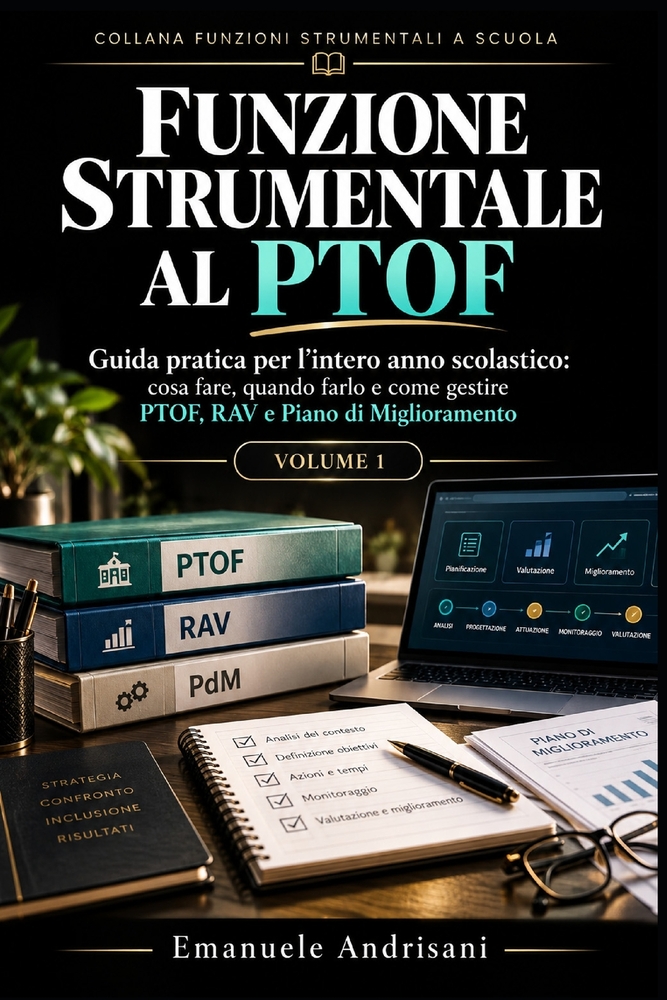 Funzione Strumentale Al Ptof: Guida pratica per l'intero anno scolastico: cosa fare, quando farlo e come gestire PTOF, RAV e Piano di Miglioramento cover