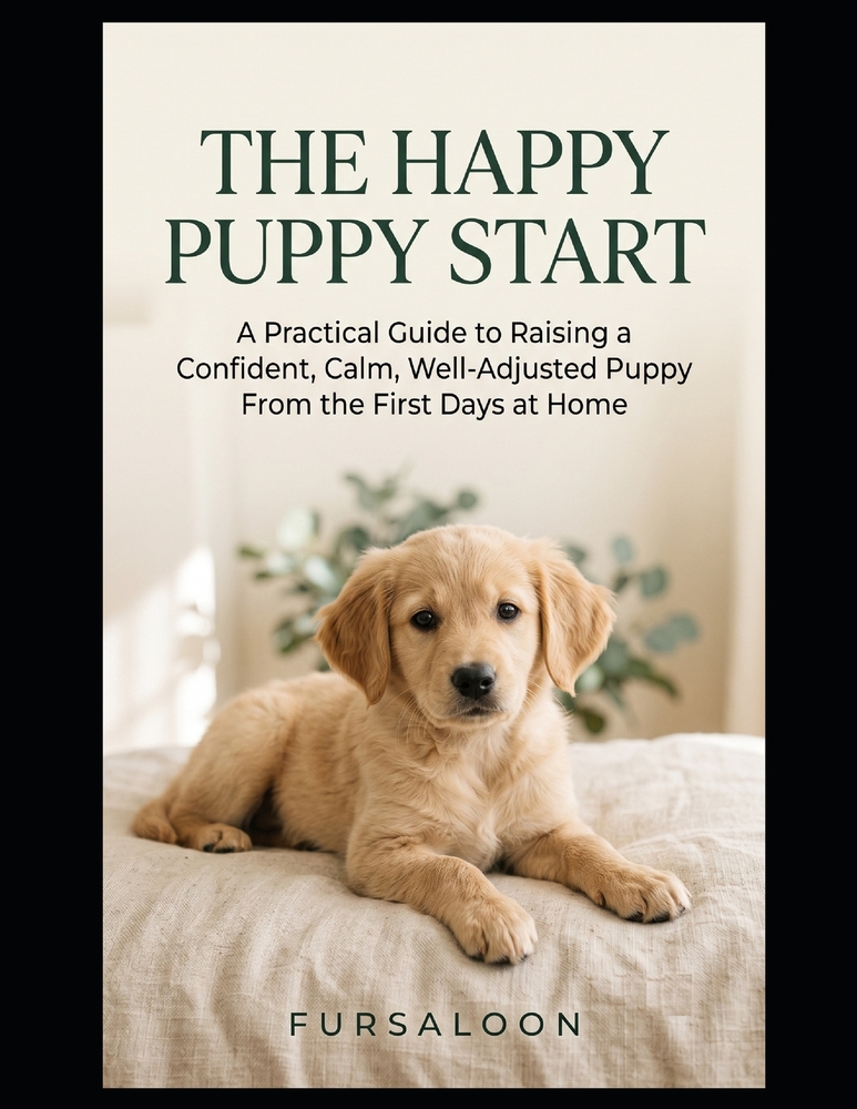 The Happy Puppy Start: A Practical Guide to Raising a Confident, Calm, Well-Adjusted Puppy From the First Days at Home cover