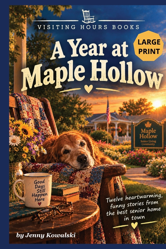 A Year at Maple Hollow: Twelve Stories, January to December: Funny stories for nursing home residents, long term care patient gift, patient humor, get cover