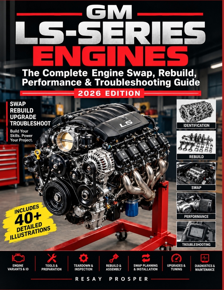 GM Ls-Series Engines: The Complete Illustrated Engine Swap, Rebuild, Performance & Troubleshooting Guide 2026 EDITION cover