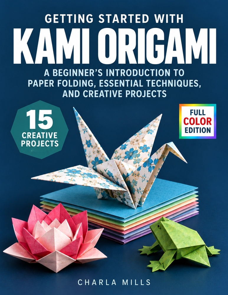 Getting Started with Kami Origami: A Beginner's Introduction to Paper Folding, Essential Techniques, and Creative Projects cover