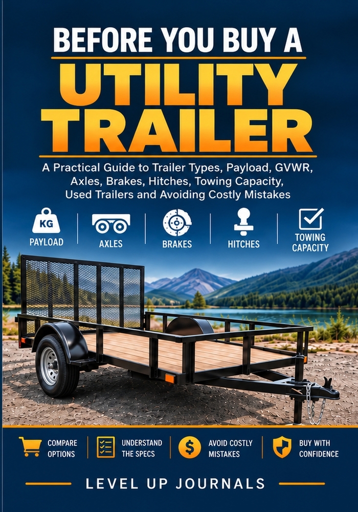 Before You Buy a Utility Trailer: A Practical Guide to Trailer Types, Payload, GVWR, Axles, Brakes, Hitches, Towing Capacity, Used Trailers and Avoidi cover