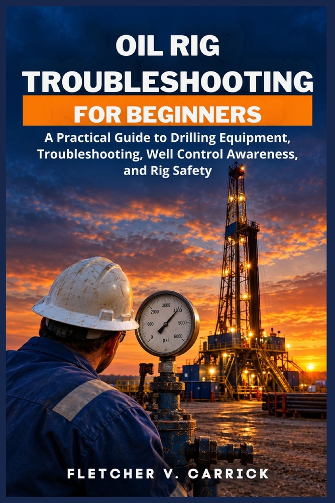 Oil Rig Operations For Beginners: A Practical Guide to Drilling Equipment, Troubleshooting, Well Control Awareness, and Rig Safety cover
