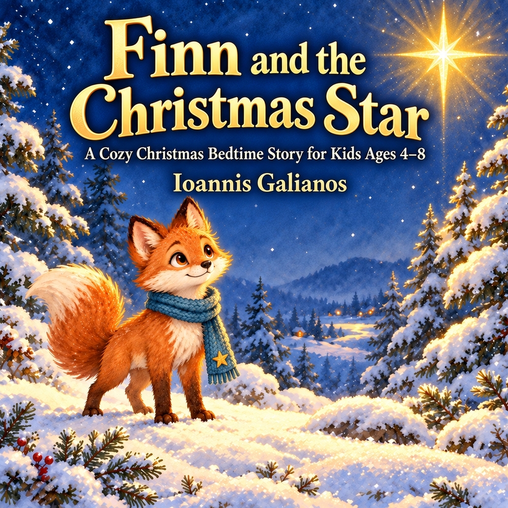 Finn and the Christmas Star: A Cozy Christmas Bedtime Story for Kids Ages 4-8 cover