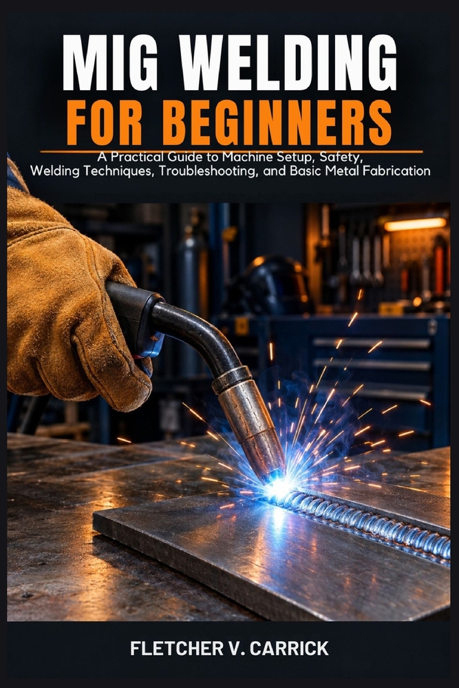 MIG Welding for Beginners: A Practical Guide to Machine Setup, Safety, Welding Techniques, Troubleshooting, and Basic Metal Fabrication cover
