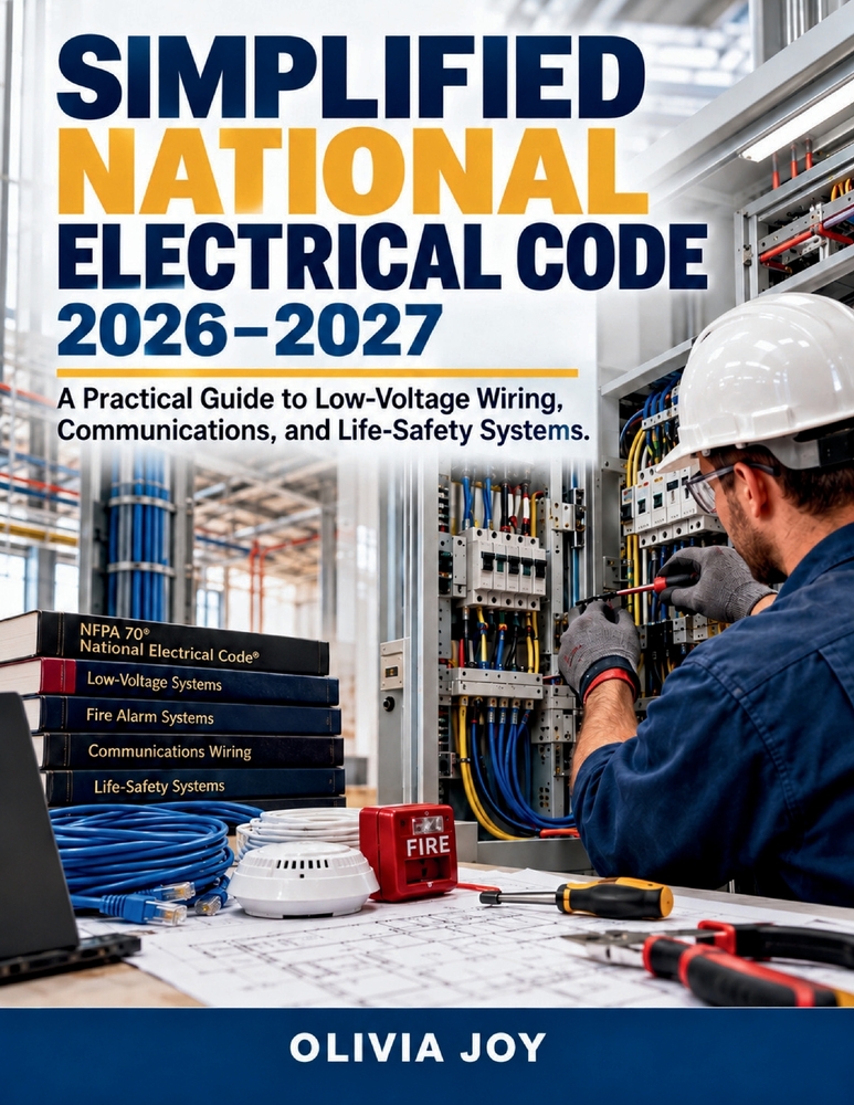 Simplified National Electrical Code 2026-2027: A Practical Guide to Low-Voltage Wiring, Communications, and Life-Safety Systems cover