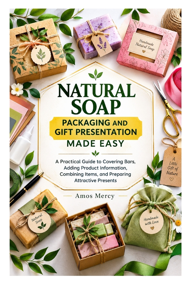 Natural Soap Packaging and Gift Presentation Made Easy: A Practical Guide to Covering Bars, Adding Product Information, Combining Items, and Preparing cover