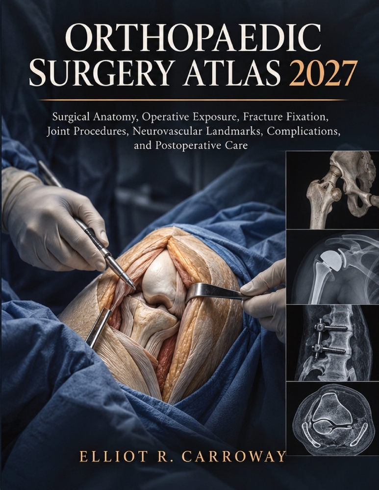 Orthopaedic Surgery Atlas 2027: Surgical Anatomy, Operative Exposure, Fracture Fixation, Joint Procedures, Neurovascular Landmarks, Complications, and cover