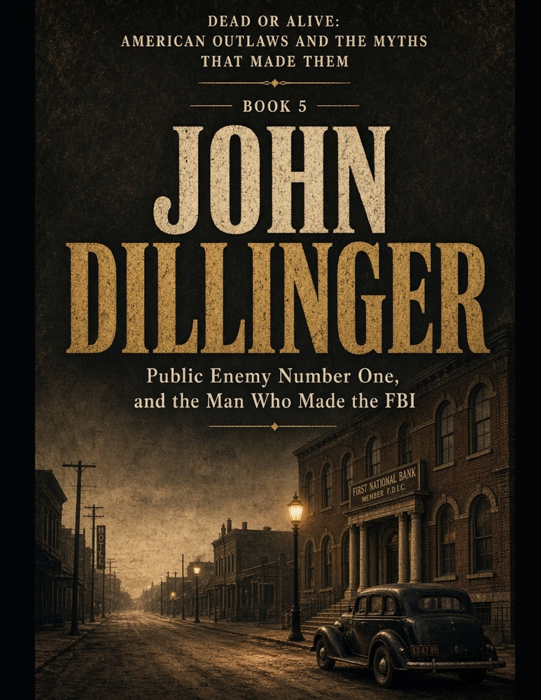 John Dillinger: Public Enemy Number One, and the Man Who Made the FBI Series Name: Dead or Alive: American Outlaws and the Myths That Made Them Series cover