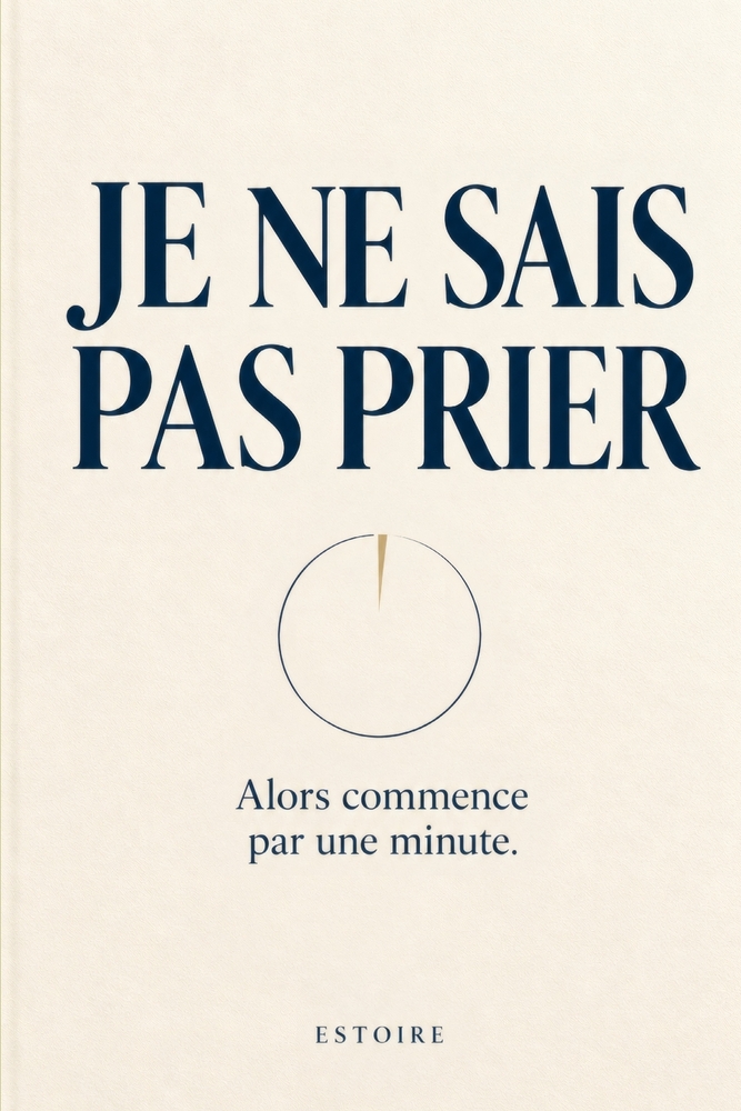 Je ne sais pas prier: Alors commence par une minute cover