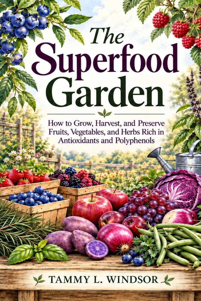 The Superfood Garden: How to Grow, Harvest, and Preserve Fruits, Vegetables, and Herbs Rich in Antioxidants and Polyphenols cover