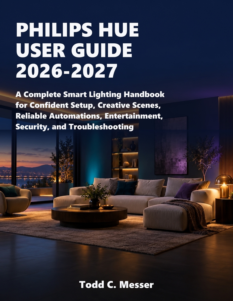 Philips Hue User Guide 2026-2027: A Complete Smart Lighting Handbook for Confident Setup, Creative Scenes, Reliable Automations, Entertainment, Securi cover