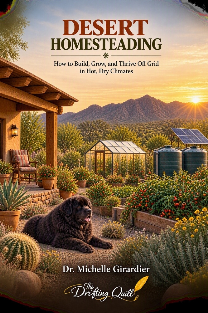 Desert Homesteading: How to Build, Grow, and Thrive Off Grid in Hot, Dry Climates cover