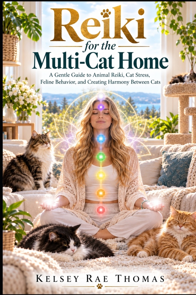 Reiki for the Multi-Cat Home: A Gentle Guide to Animal Reiki, Cat Stress, Feline Behavior, and Creating Harmony Between Cats cover