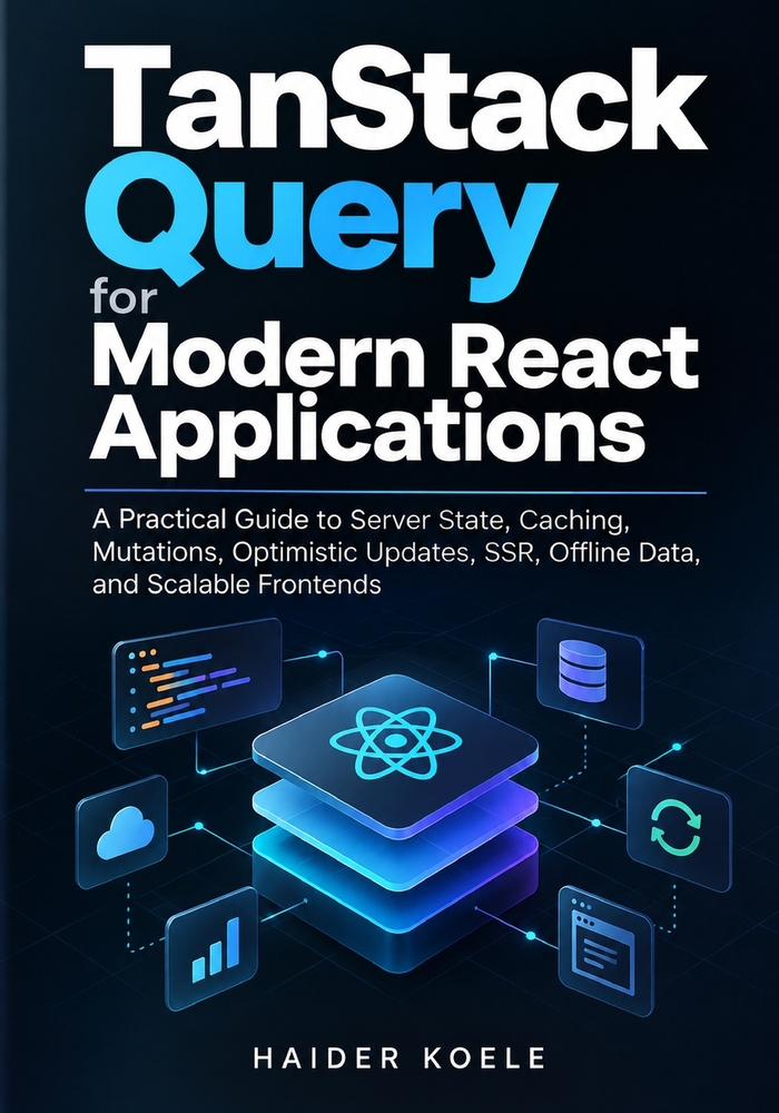 TanStack Query for Modern React Applications: A Practical Guide to Server State, Caching, Mutations, Optimistic Updates, SSR, Offline Data, and Scalab cover